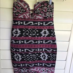Indah Aztec bodycon dress